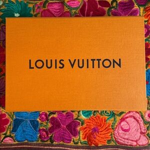 Louis Vuitton Gift Box with Signature Ribbon and Tissue